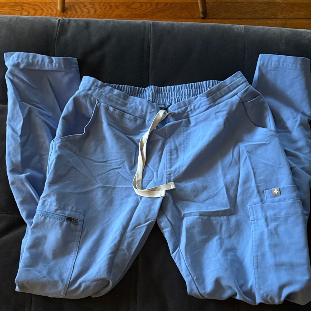 Figs ciel Blue skinny Cargo Pants